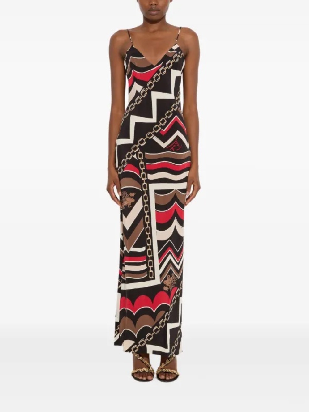 PUCCI Istrice-print long dress - Picture 1 of 14